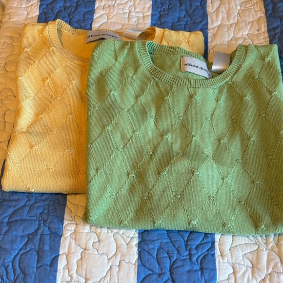Green and Yellow Sweater Set of 2 - Picture 3 of 3